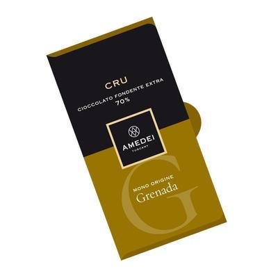 AMEDEI TUSCANY CRU-GRENADA BLACK CHOCOLATE BAR 70%
