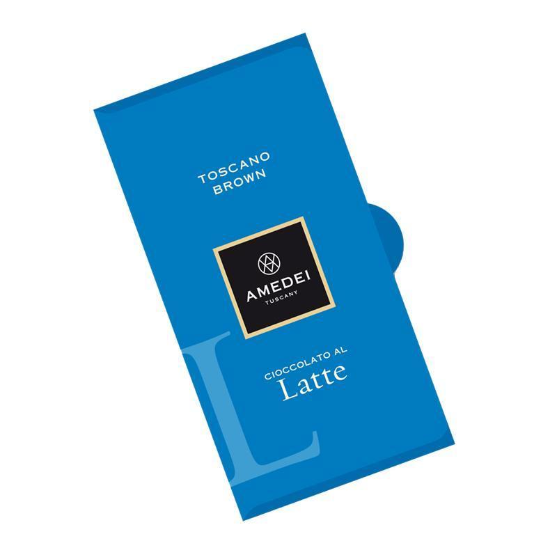 AMEDEI TUSCANY BROWN CHOCOLATE BAR - MILK CHOCOLATE BAR