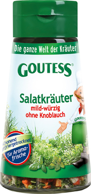 GOUTESS SALAD HERBS MILD without GARLIC LYOPHILIZED 10g