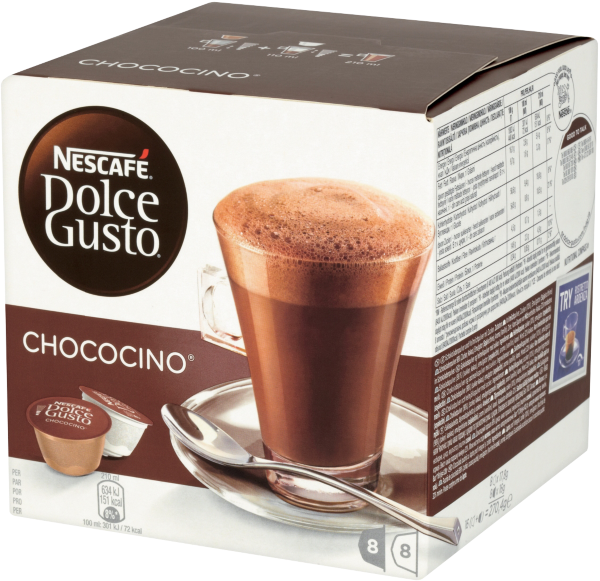 NESCAFE DOLCE GUSTO HOT CHOCOLATE CAPSULES 8pcs