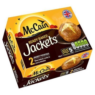 McCAIN 2 READY BAKED JACKETS 400g