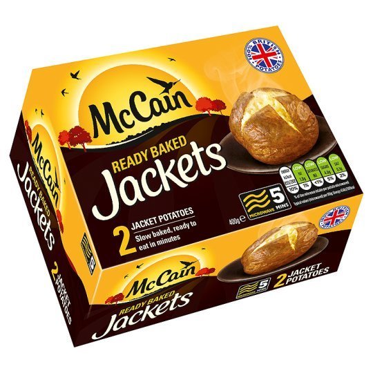 McCAIN 2 READY BAKED JACKETS 400g