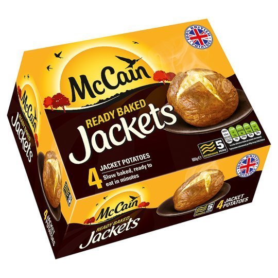 McCAIN 4 READY BAKED JACKETS 800g