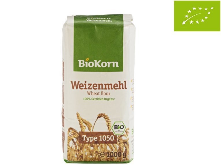 FLOUR BIOKORN ORGANIC WHEAT TYPE 1050  1kg