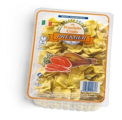 QUADRUCCI con PROSCIUTTO (PASTA with PARMA HAM) 250g