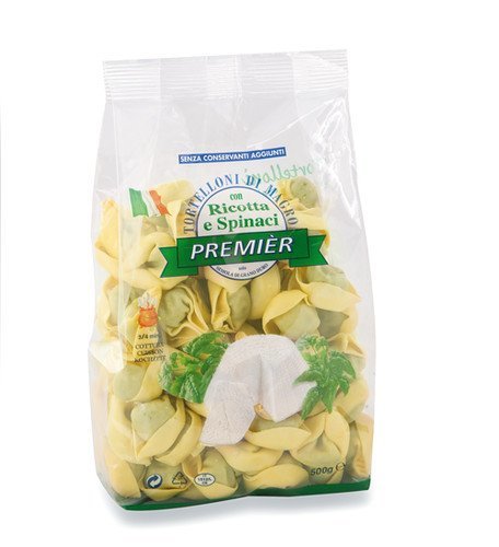 TORTELLONI WITH RICOTTA AND SPINACH 500g TORTELLONI WITH RICOTTA AND SPINACH 500g