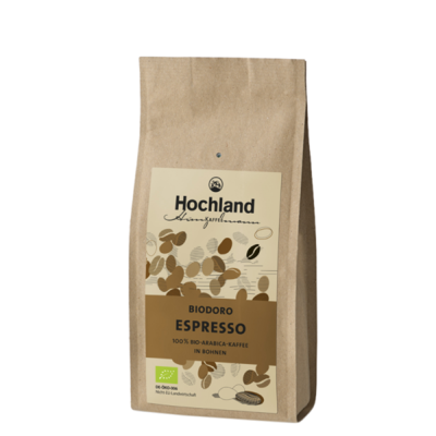 COFFEE ORGANIC BIODORO ESPRESSO 500g COFFEE ORGANIC BIODORO ESPRESSO 500g