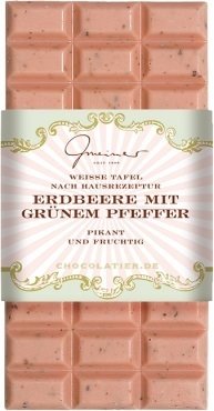CHOCOLATIER STRAWBERRIES with GREEN PEPPER CHOCOLATE 100g