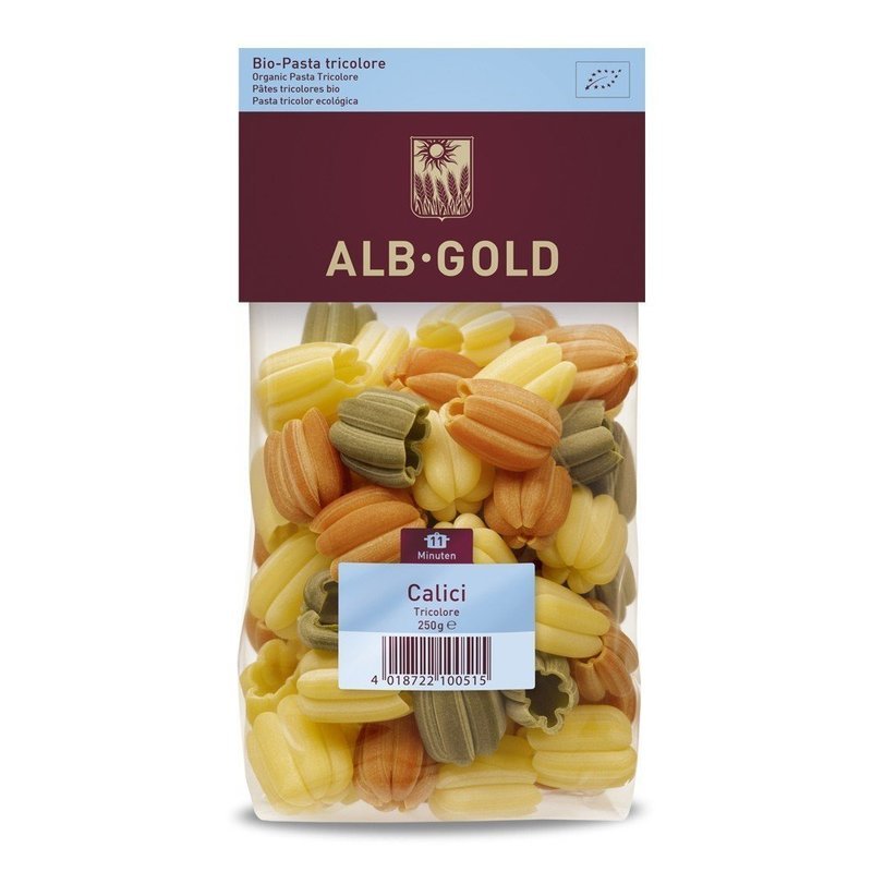 CALICI TRICOLORE PASTA ALB-GOLD 250g
