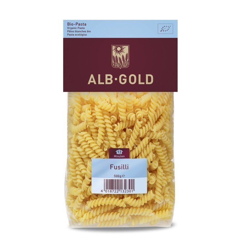 FUSILI ORGANIC PASTA ALB-GOLD 1kg