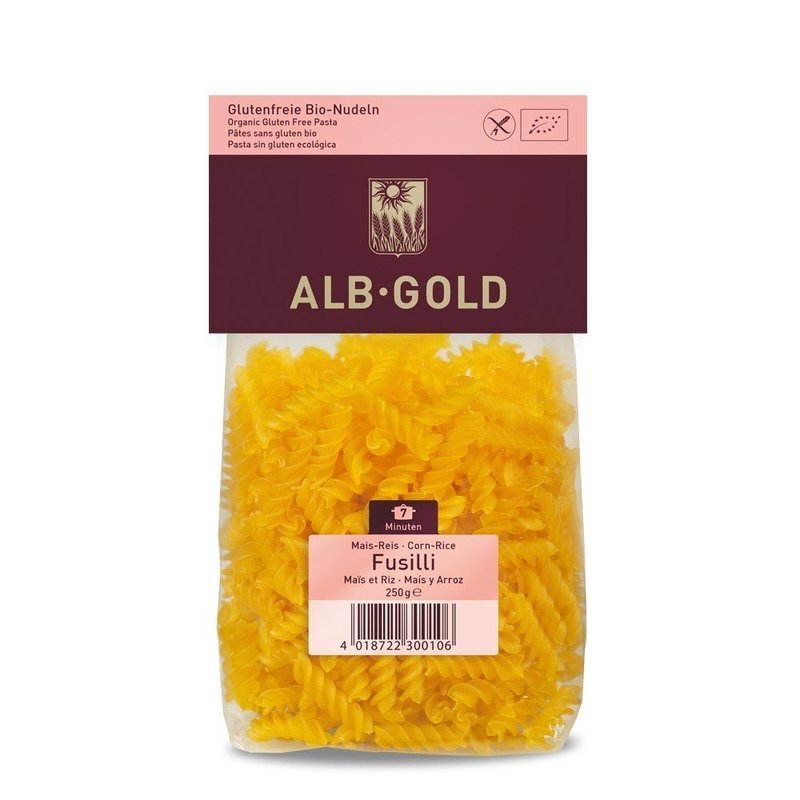 CORN RICE RIGATONI ORGANIC PASTA ALB-GOLD 250g CORN RICE RIGATONI ORGANIC PASTA ALB-GOLD 250g