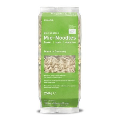 ORGANIC SPELLED MIE-NOODLES ALB-GOLD 250g ORGANIC SPELLED MIE-NOODLES ALB-GOLD 250g