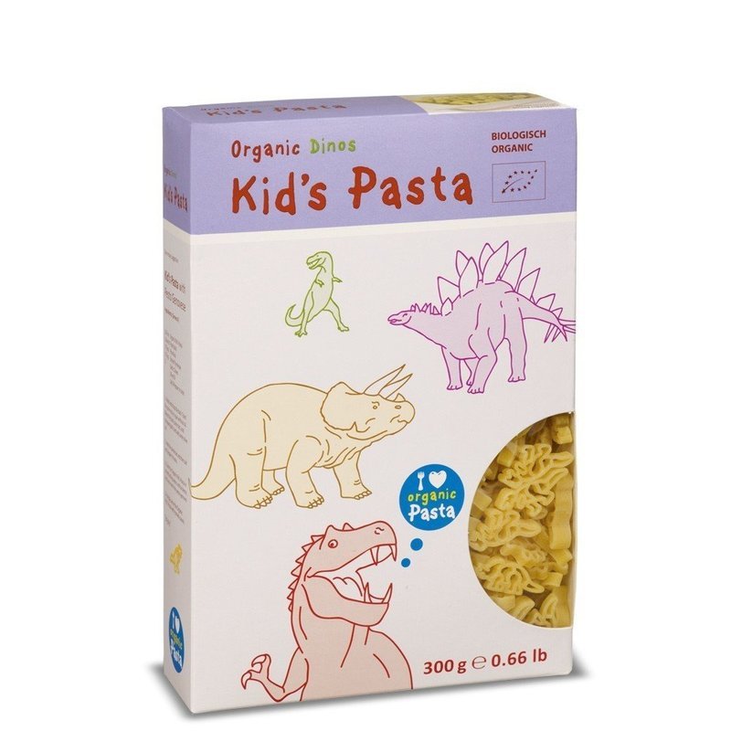 ORGANIC KID'S PASTA - ORGANIC DINO ALB-GOLD 250g