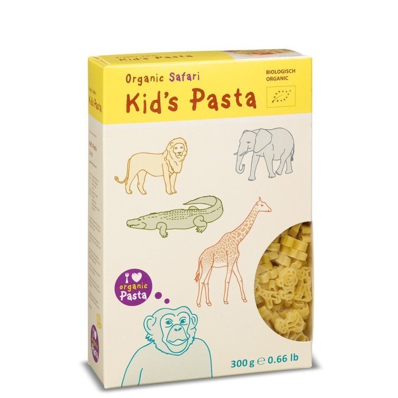 ORGANIC KID'S PASTA - ORGANIC SAFARI ALB-GOLD 250g