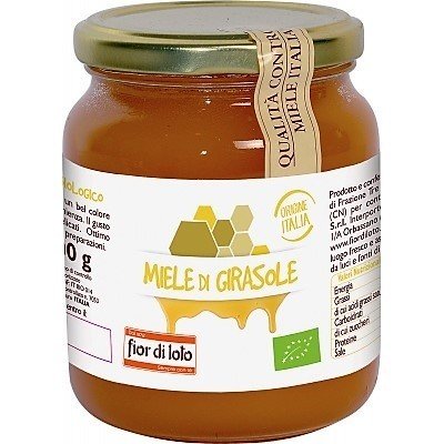 HONEY SUNFLOWER ORGANIC FIOR DI LOTO 500g HONEY SUNFLOWER ORGANIC FIOR DI LOTO 500g
