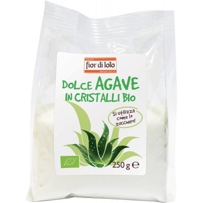 SWEET AGAVE POWDER SWEETENS AGAVE ORGANIC SUGAR FIOR DI LOTO 250g