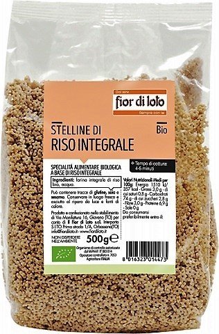 BROWN RICE PASTA ORGANIC FIOR DI LOTO 250g