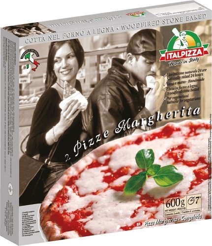 ITALIAN PIZZA MARGHERITA 2pcs 600g ITALIAN PIZZA MARGHERITA 2pcs 600g