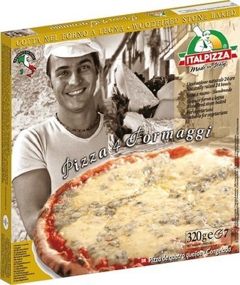 ITALIAN PIZZA QUATTRO FORMAGGI (FOUR CHEESES) 320g