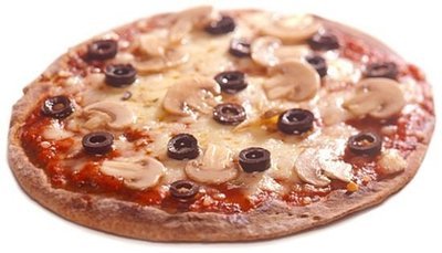 ITALIAN PIZZA SOIA FUNGHI E OLIVE ( SOY PIZZA MUSHROOM &amp; OLIVES) 350g