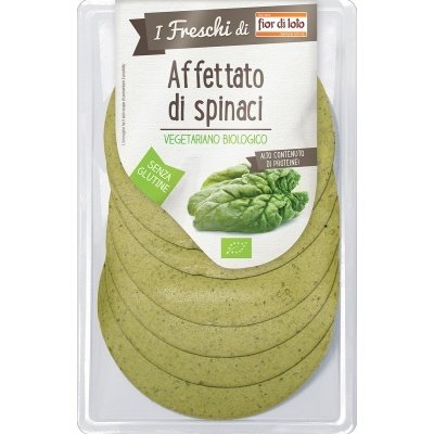 SLICED ORGANIC SPINACH FIOR DI LOTO 90g SLICED ORGANIC SPINACH FIOR DI LOTO 90g