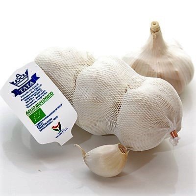 GARLIC WHITE ORGANIC CALIBRE 45mm - 60mm GARLIC WHITE ORGANIC CALIBRE 45mm - 60mm