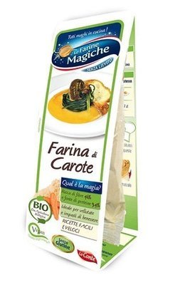 FLOUR CARROT ORGANIC BY LE FARINE MAGICHE 100g FLOUR CARROT ORGANIC BY LE FARINE MAGICHE 100g