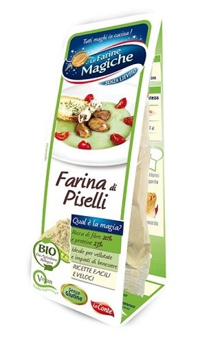 FLOUR PEA ORGANIC BY LE FARINE MAGICHE 100g FLOUR PEA ORGANIC BY LE FARINE MAGICHE 100g