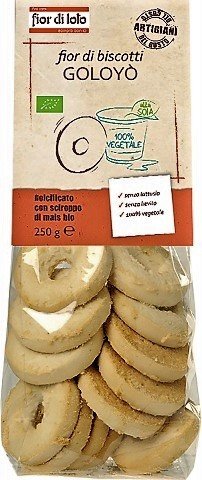 GOLOYO BISCUIT ORGANIC FIOR DI LOTO 250g GOLOYO BISCUIT ORGANIC FIOR DI LOTO 250g