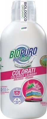 BIOPURO FRESH &amp; CLEAN LIQUID LAUNDRY DETERGENT FOR COLOURS 1L