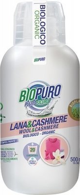 BIOPURO HAND WASH LAUNDRY DETERGENT FOR WOOL & CASHMERE 0.5L