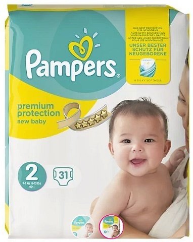 PAMPERS Pampers Premium protection couches taille 2 (4-8 kg