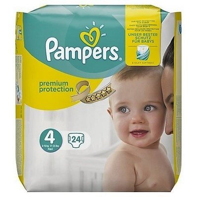 PAMPERS PREMIUM PROTECTION SIZE 4 x24/Pack, 7-18kg CARRY PACK