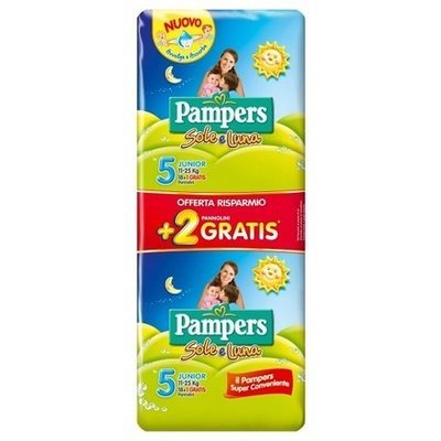 PAMPERS SIZE 5 SUN &amp; MOON NAPPIES CARRY PACK OF 38pcs