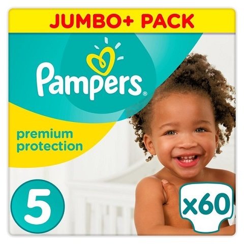 Pampers jumbo hotsell pack size 5
