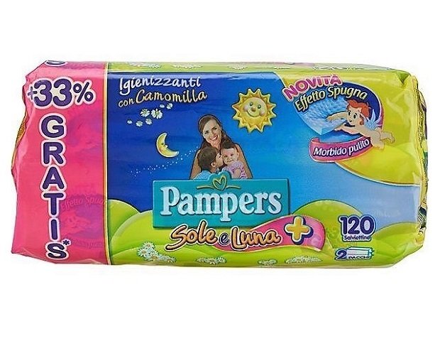 PAMPERS SIZE 5 SUN & MOON NAPPIES CARRY PACK OF 120pcs