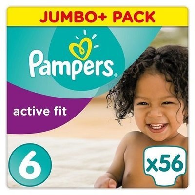 PAMPERS SIZE 6 PREMIUM PROTECTION ESSENTIAL PACK OF 56pcs
