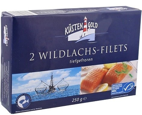 WILD SALMON (FROZEN) BY KUESTENGOLD 250g