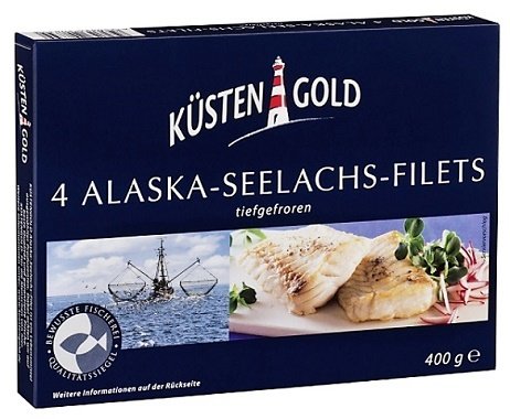 ALASKA SEAWEED FILLETS (FROZEN) BY KUESTENGOLD 400g