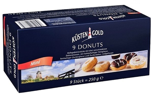 DONUTS MINI (FROZEN) BY KUESTENGOLD 250g