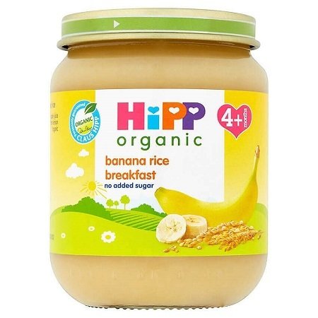 HIPP ORGANIC BANANA RICE BREAKFAST 125g STAGE 1 (4 months+)