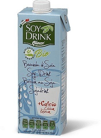 SOY DRINK ORGANIC WITH CALCIUM BY ALINOR 1L