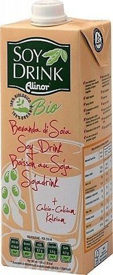 SOY DRINK ORGANIC WITH CALCIUM BY ALINOR 1L SOY DRINK ORGANIC WITH CALCIUM BY ALINOR 1L