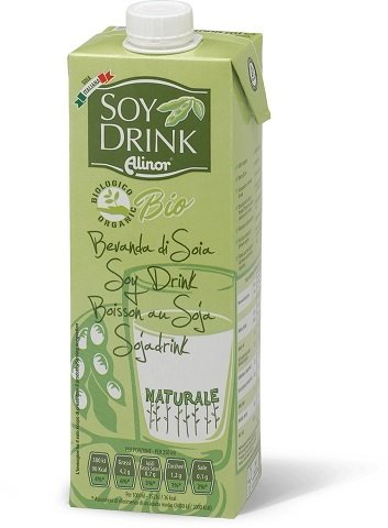 SOY DRINK NATURAL ORGANIC BY ALINOR 1L