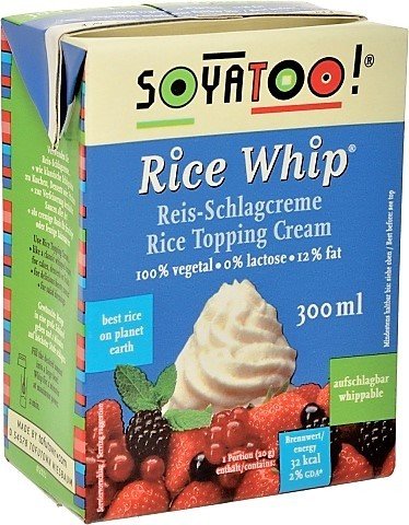 RICE WHIPPING CREAM BY FIOR DI LOTO (LOTUS FLOWER) 300ml