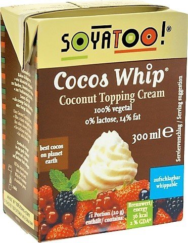 COCONUT WHIPPING CREAM BY FIOR DI LOTO (LOTUS FLOWER) 300ml