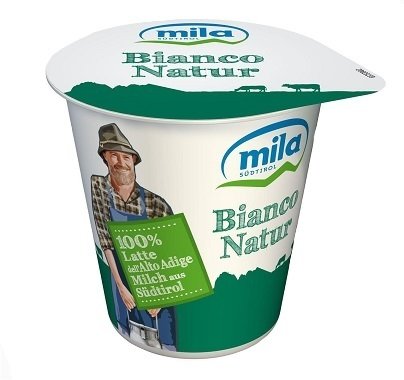 NATURAL WHITE WHOLE YOGURT BY MILA 125g