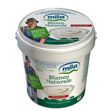 NATURAL WHITE WHOLE YOGURT BY MILA 1kg