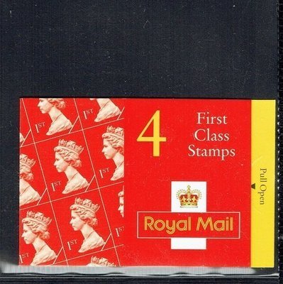 GB QUEEN ELIZABETH II 1995, Cat.15.00, 4 x 1st CLASS STAMP BOOKLET, SGHB9, MNH