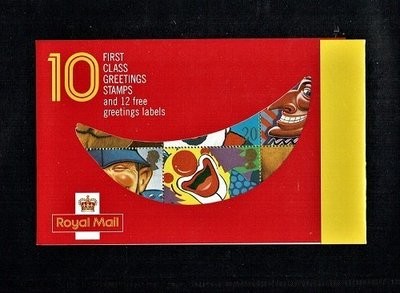 GB QUEEN ELIZABETH II, GREETINGS STAMPS BOOKLET £2, SGKX1, £26.00